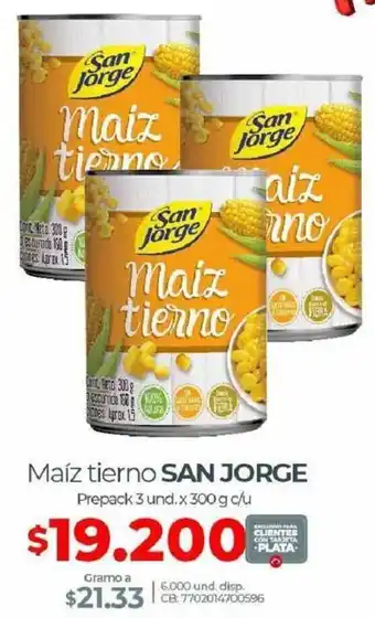 Olímpica Maíz Tierno San Jorge oferta