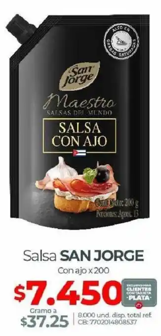 Olímpica Salsa San Jorge 200g oferta