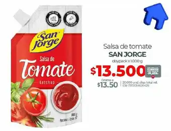 Olímpica Salsa de Tomate San Jorge 1000g oferta
