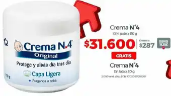 Olímpica Crema N°4 110g oferta