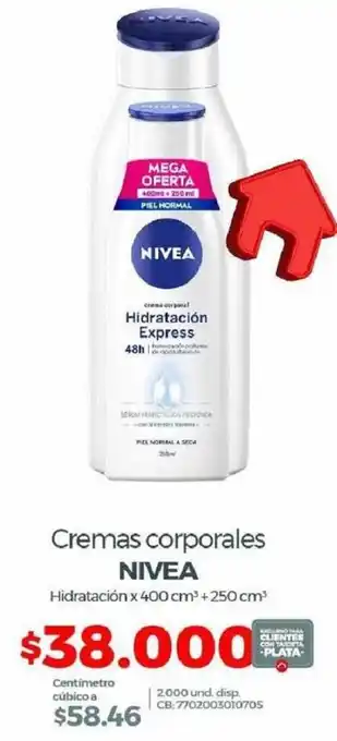 Olímpica Cremas Corporales Nivea oferta