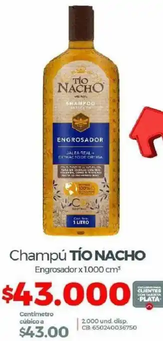 Olímpica Champú Tío Nacho oferta