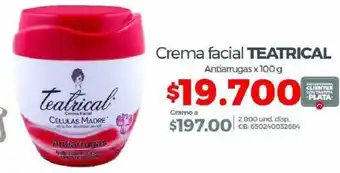 Olímpica Teatrical Crema Facial 100g oferta