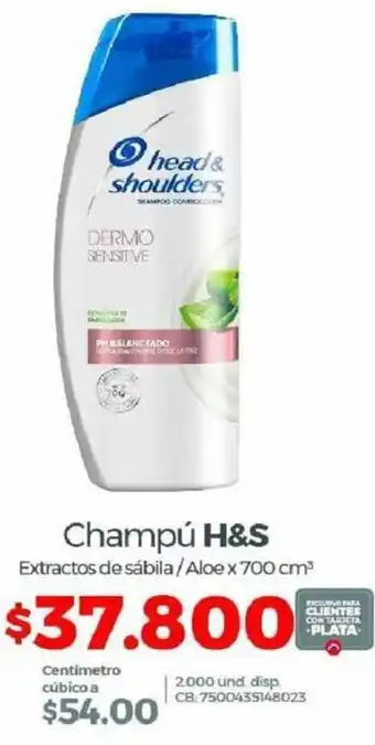 Olímpica H&S Champú oferta