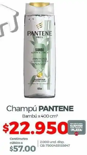 Olímpica Pantene Champú oferta