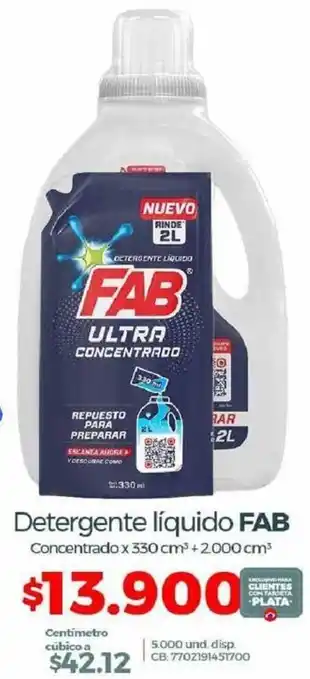 Olímpica Fab Detergente Líquido oferta