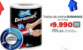 Olímpica Duramax Toallas de Cocina 3Dx58 Hojas oferta
