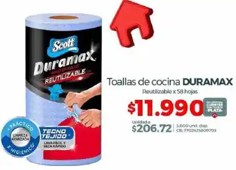 Olímpica Duramax Toallas de Cocina 58 Hojas oferta