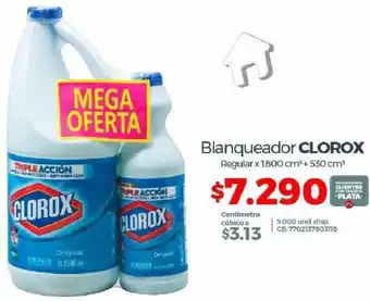 Olímpica Clorox Blanqueador oferta