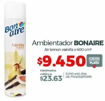Olímpica Bonaire Ambientador oferta