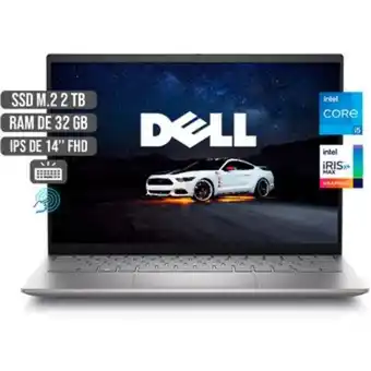 Linio Computador portatil dell intel core i5-1155g7 iris ssd 2tb ram 32gb tactil fhd oferta