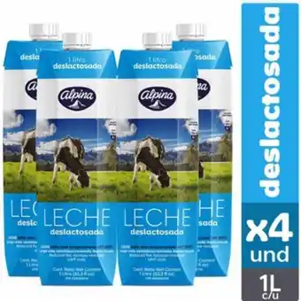 Linio Leche deslactosada alpina x oferta