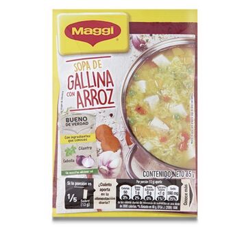 Makro Sopa en polvo maggi gallina con arroz 65g oferta