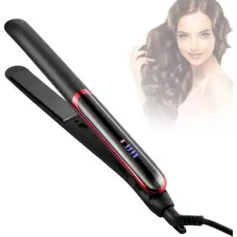 Linio Plancha de cabello 2 en 1 automatica negro oferta