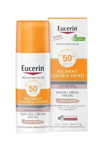 Cutis Eucerin sun facial pigment control tono medio oferta