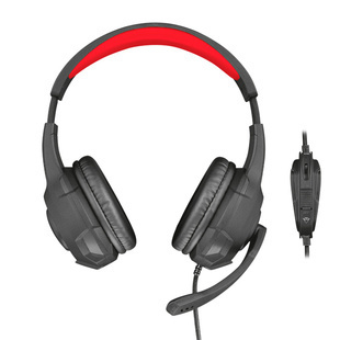 Alkomprar Audífonos de Diadema TRUST Alámbricos On Ear Gaming GXT307 Ravu Negro/Rojo oferta