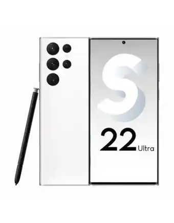 Flamingo Celular samsung galaxy s22 ultra blanco 256gb 12ram 108mp oferta