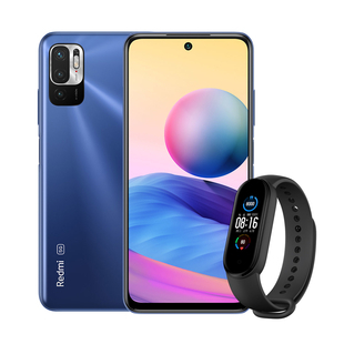 Alkomprar Combo Celular XIAOMI Redmi Note 10 5G 128GB Azul + Band 5 oferta