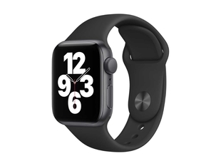 Alkomprar Apple Watch SE de 40 mm Caja de Aluminio en Gris Espacial, Correa Deportiva Negra oferta