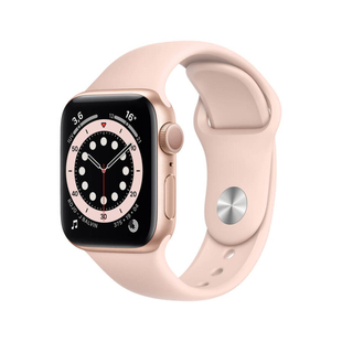 Alkomprar Apple Watch Series 6 de 40 mm Caja de Aluminio en Oro, Correa Deportiva Rosa Arena oferta