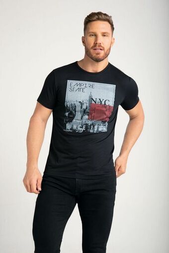 Pacífika Camiseta manga corta negro oferta