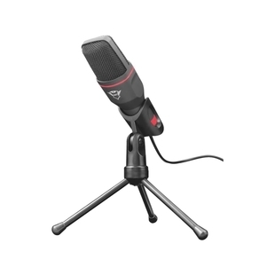 Alkomprar Micrófono TRUST Alámbrico USB/3.5 mm GXT 212 Mico Negro/Rojo oferta