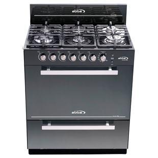 Alkomprar Estufa de Piso ABBA 6 Puestos Gas Natural RG803-5 Negro oferta