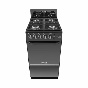 Alkomprar Estufa de Piso ABBA 4 Puestos Gas Natural AG201-5 Negro oferta