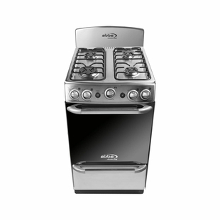 Alkomprar Estufa de Piso ABBA Master Chef 4 Puestos Gas Natural AB201-5M Plateado oferta