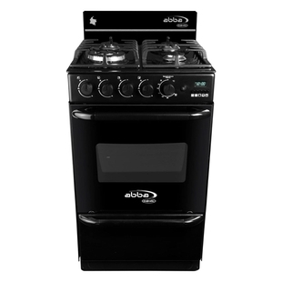 Alkomprar Estufa de Piso ABBA Majestic 4 Puestos Gas Natural AT2035N GT T Negro oferta