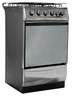Alkomprar Estufa de Piso SUPERIOR 4 Puestos Gas Natural AXXIS PLUS Plateado oferta