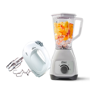 Alkomprar Combo OSTER Licuadora 1,25 Lts 2110675 + Batidora Manual 5 Velocidades 2499013000 Blanco oferta