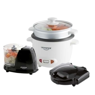 Alkomprar Combo UNIVERSAL arrocera 5 tazas+sanduchera+picatodo aliada oferta
