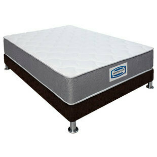 Alkomprar Combo SIMMONS Colchón Resortado Doble Hamilton Unitop 140x190 + Base Cama Gris oferta