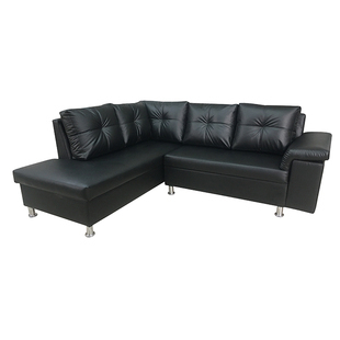 Alkomprar Esquinero TUKASA Montevideo Ecocuero Negro oferta