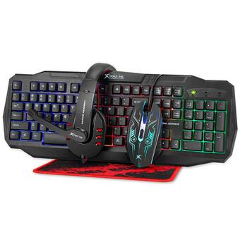 Falabella Combo Gamer 4 En 1 Teclado Mause Audifono Alfombra oferta