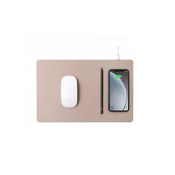 Falabella Mouse pad con cargador inalámbrico - crema oscuro oferta