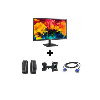 Falabella Monitor lg 22 + cable vga + soporte br + parlantes oferta