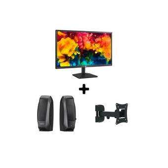 Falabella Monitor lg 22 full hd + soporte brazo+ parlantes oferta