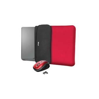Falabella Funda para portatil trust sleeve 15.6 plg rojo oferta