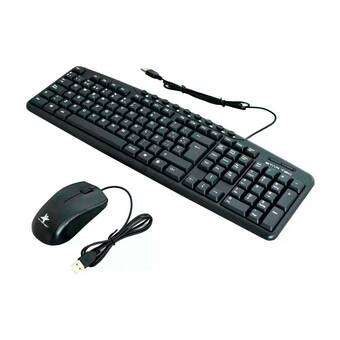 Falabella Kit Alámbrico Teclado + Mouse Star Tec oferta