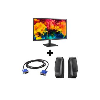 Falabella Monitor lg 22 full hd + cable vga + parlantes s120 oferta