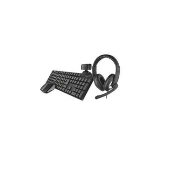 Falabella Combo 4 en 1 home office trust tcl+mse+aud+webcam oferta