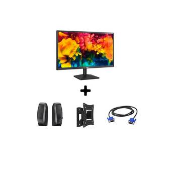 Falabella Monitor lg 22 + cable vga + soporte f. + parlantes oferta