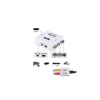 Falabella Convertidor rca a hdmi adaptador 1080p hdmi audio oferta