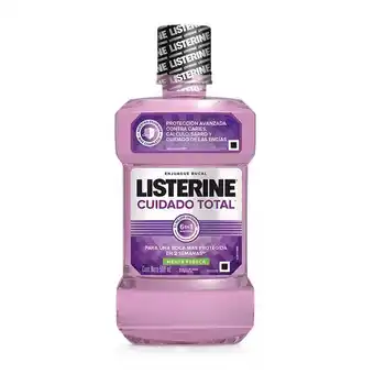 Cruz verde Enjuague bucal cuidado total líquido listerine frasco x 500ml oferta