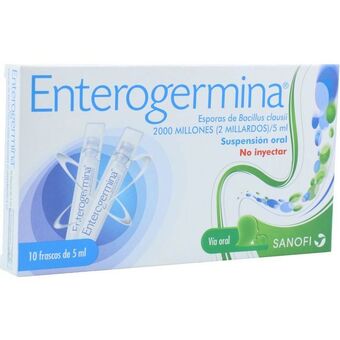 Cruz verde Enterogermina 2000 millones / 5ml en suspensión oral x 1 caja x 10 viables bebibles oferta