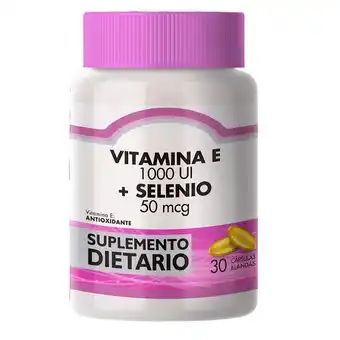 Cruz verde Selenium + vitamina e 50mcg+1000ui capsulas blandas frasco x 30 oferta