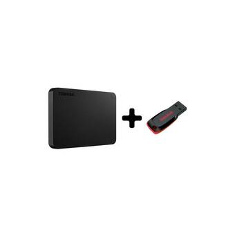Falabella Disco duro toshiba canvio basics 2tb + usb 16gb oferta