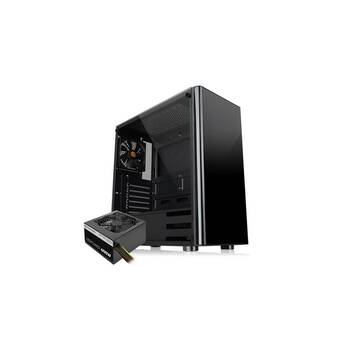 Falabella Chasis thermaltake v200 vidrio temp + fuente 600w oferta